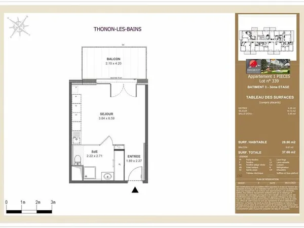 Programme neuf Thonon Les Bains - LE BELVEDERE DU LEMAN - STUDIO