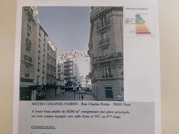 METRO COLONEL FABIEN - Rue Charles Robin - 75010 PARIS