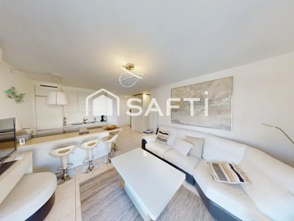 Appartement 62m2 aperçu mer