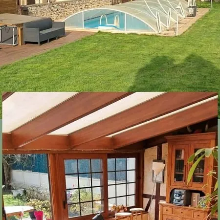 Maison atypique avec piscine