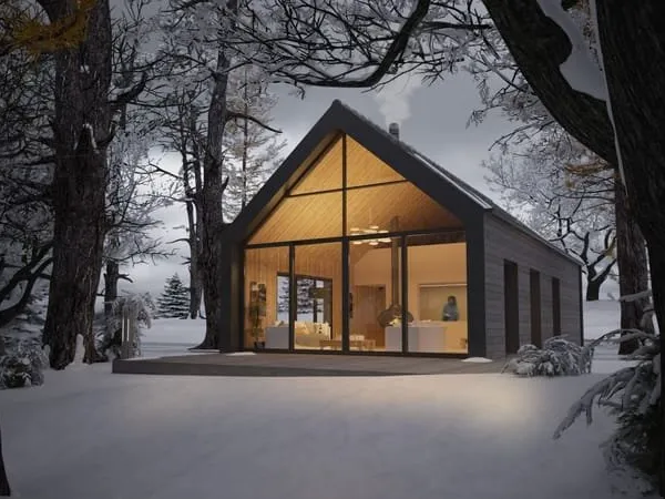 Projet de construction d'une maison bois de 105 m² avec terrain à VILLEVEQUE (49)