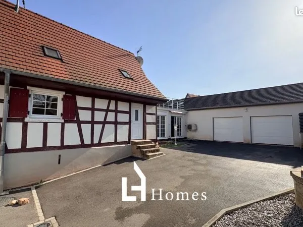 Maison alsacienne rénovée 93m2 à Riedseltz