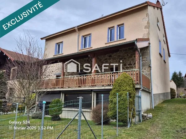 Maison de 196m² 5 chambres avec terrain et garage