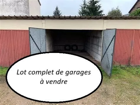 Lot de garages a vendre