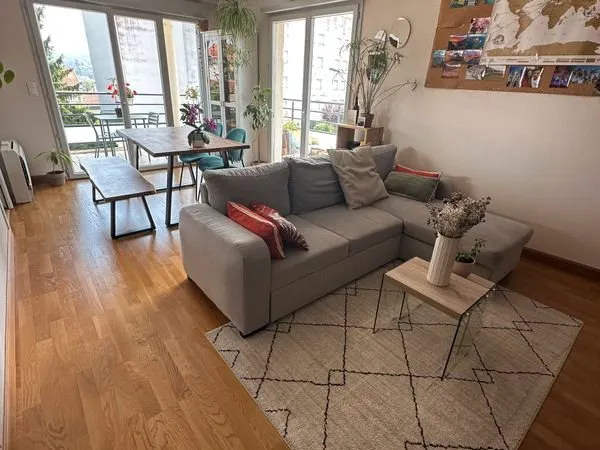 Appartement T3 meublé avec grand balcon