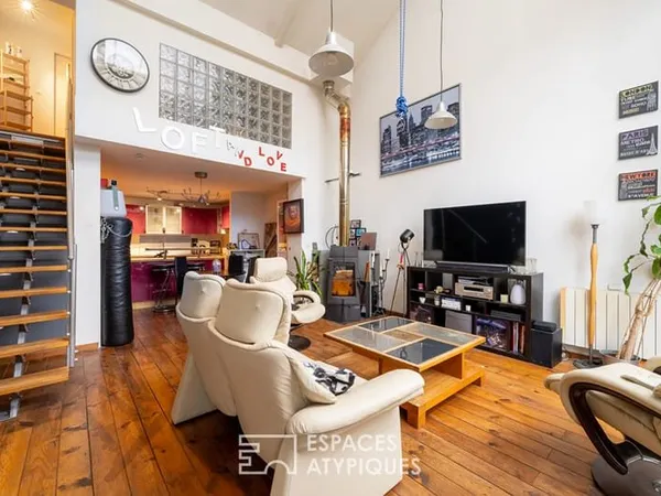 Loft réinventé dans une ancienne teinturerie