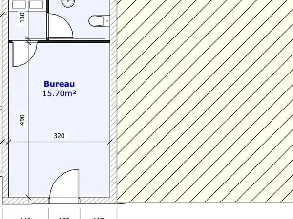 En exclusivité, A VENDRE BUREAU 18 m2 LANDERNEAU