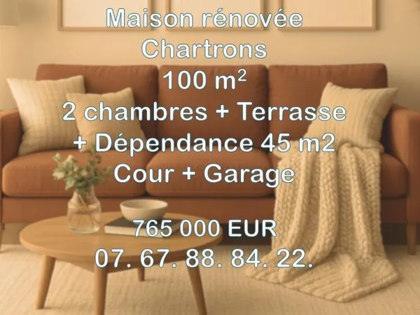 Maison rénovée + Garage + Dépendance - Chartrons
