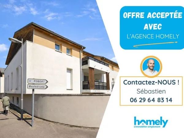 Appartement 2 pièces de 50 m2 avec terrasse - sans travaux !