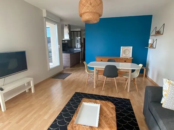 Appartement T2 lumineux de 54 m² avec terrasse et garage fermé - Quartier Bichon