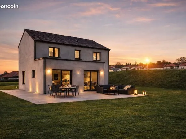 Maison moderne 2021 - Proche Luxembourg - Terrain 814m2 - Grande pièce de vie 67 m2