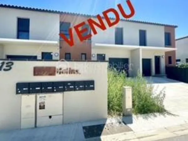Exclusivité ! Villelongue de la Salanque, Maison neuve prête à habiter, 95m² habitables, 4 chambres,