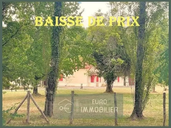FERME SUR 6 HECTARES (ha) -Bazas centre - dépendances - possibl