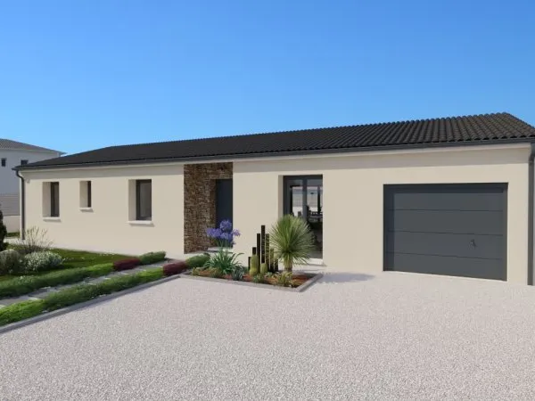 Terrain + maison 107 m²