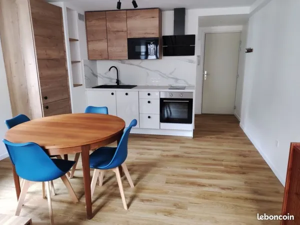 Bel appartement T2 meublé de 32 m2 avec terrasse