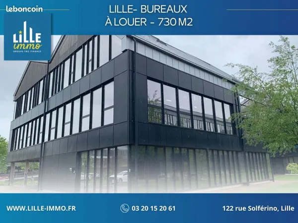 Bureaux 730 m² VILLENEUVE D ASCQ