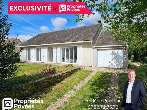 Houdan 8 mn / Proche Gambais / Maison plain-pied 3/4 chambres