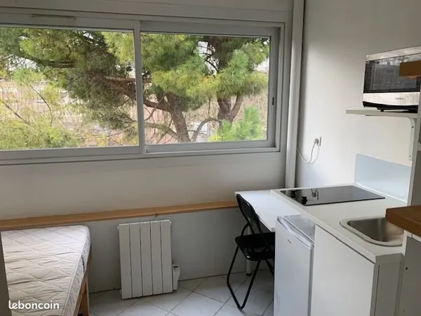 Petit T1 meublé 10m2, Rangueil Paul Sabatier, Labège ,métro