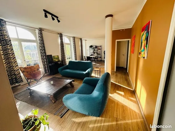 T3 87 m² très lumineux | Meublé avec goût | Bd Montebello - Lille