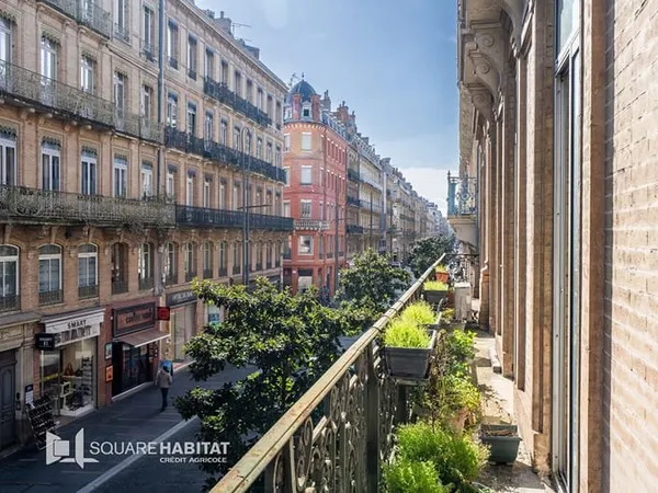 Appartement 5 pièce(s) Toulouse Alsace-Lorraine avec balcons