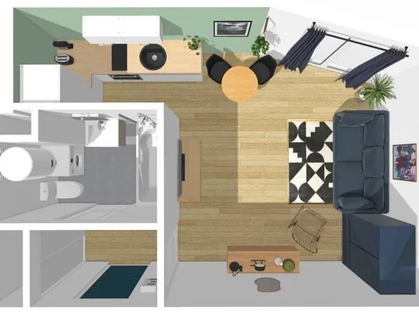 STUDIO EN PARFAIT ETAT EN PLEIN CENTRE DES LILAS