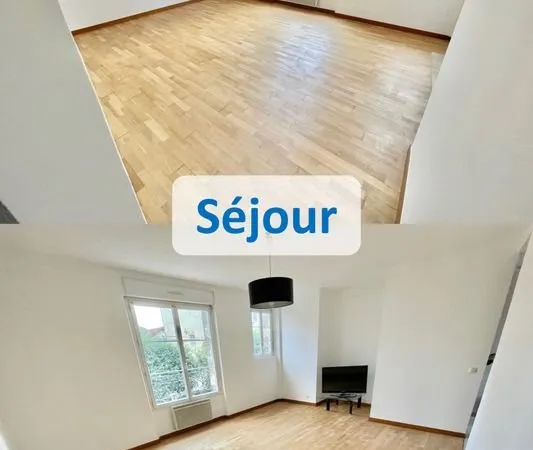 Appartement F3 lumineux de 63m² à louer à Bondy