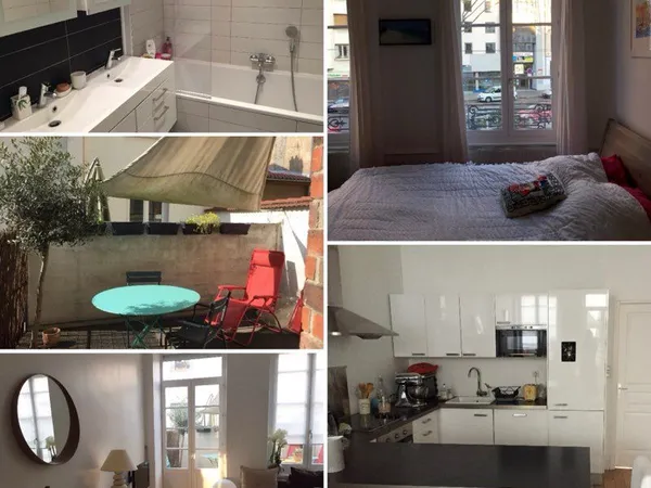Appartement T2 bis meublé + terrasse