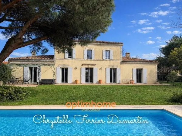 Propriété girondine de charme - 268m2 - 6 chambres - Parc paysager 9200 m2
