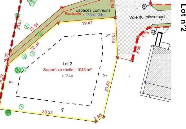 Terrain à bâtir Vente Saint-Jean-de-Marsacq  1046m² 166000€