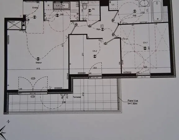 Appartement 3 pièces 58 m²