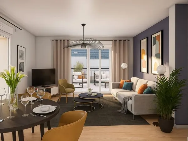 METZ PROCHE CENTRE VILLE - APPARTEMENT T5 DE 107m² AVEC GRANDE TERRASSE ET PARKING
