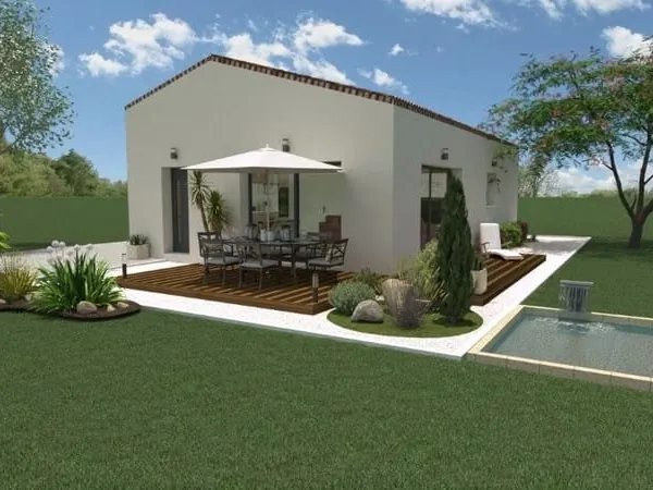 Maison 2 pièces 73 m²