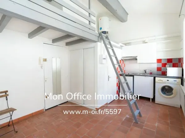 Référence : 5597-ETH - Exclusivité - Appartement - 1 pièce - Dernier étage - Mezzanine - Aix-en-Prov