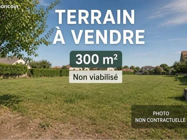 Terrain Manissieux 300m2 non viabilisé