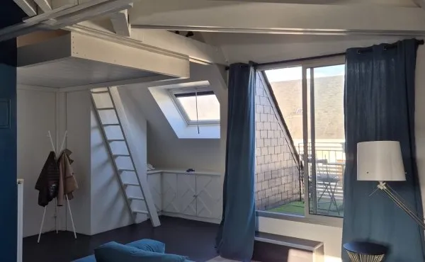 T1 bis meublé 36m² avec balcon - Tours centre