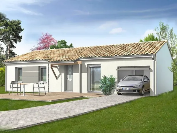TERRAIN PLUS MAISON A BATIR