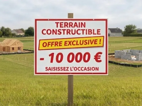 Terrain de 400 m² Saint Thibéry