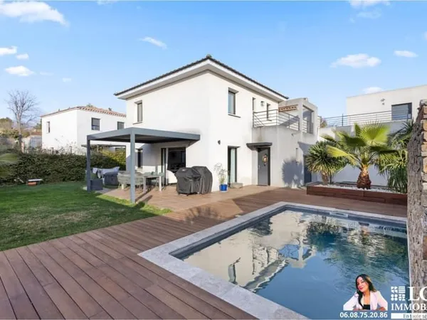 La Croix Blanche - Maison récente avec piscine, garage+ pièce aménagée 15 m²