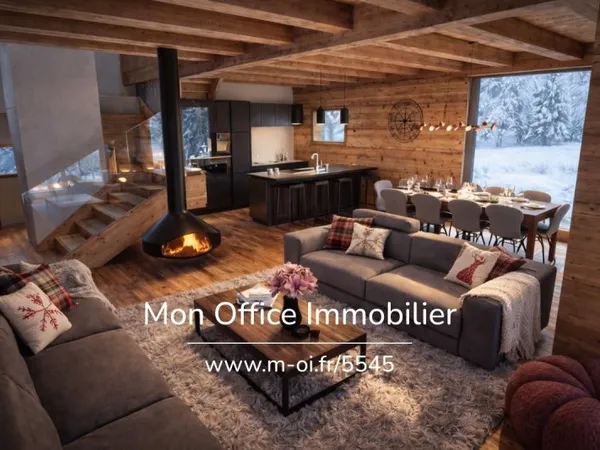 Référence : 5545-MBE. - Chalet Haut de Gamme T5 - Proche des pistes