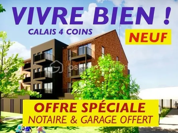 CALAIS, APPARTEMENT NEUF en CENTRE-VILLE