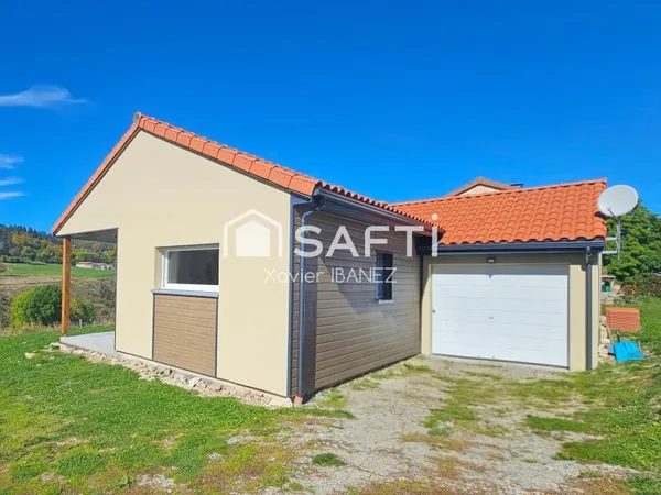 Maison en ossature bois de plein pied sur Chanaleilles (43170)