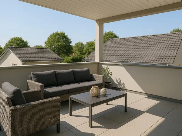 Résidentiel calme T3 + terrasse proche Luxembourg dès cet été