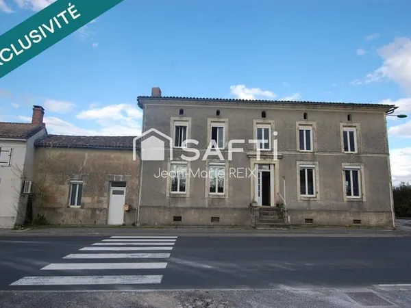 Grande maison de ville 230 m² - Fort potentiel - Jardin et grange