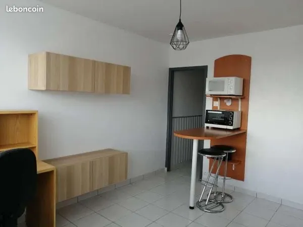 Studio meublé 21m²