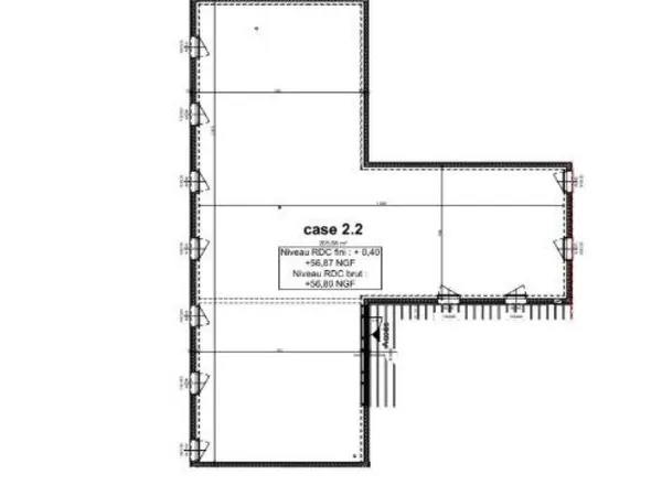 Local 1 pièce 205 m²