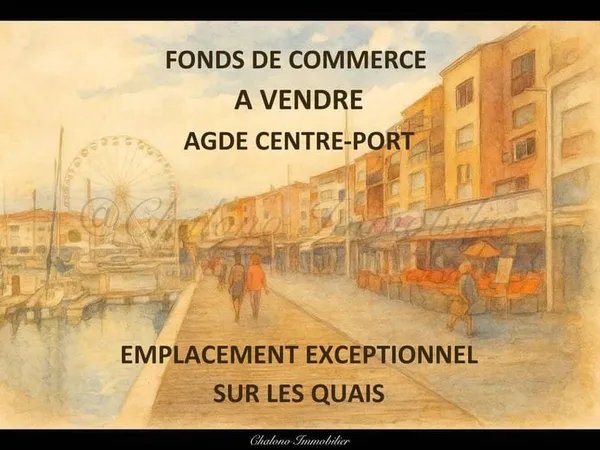 Fonds de commerce 80 m²