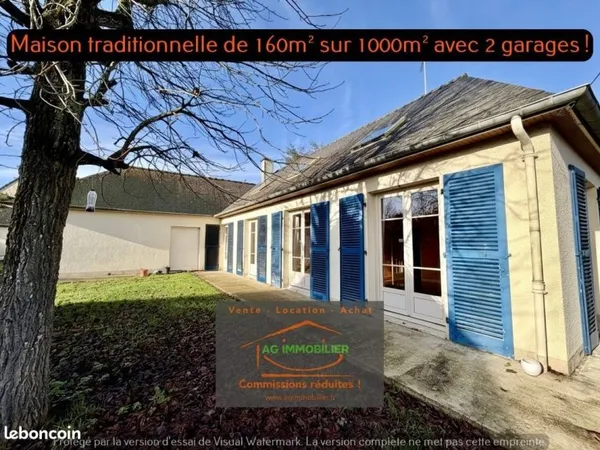 Propriété 7 pièces 160 m²