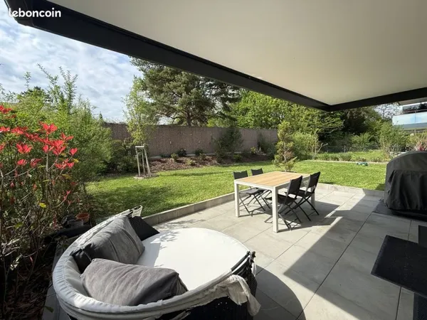 Appartement 3 pièces 64m2 + jardin 235 m2 - Terrasse - Sur mesure - Niederhausbergen