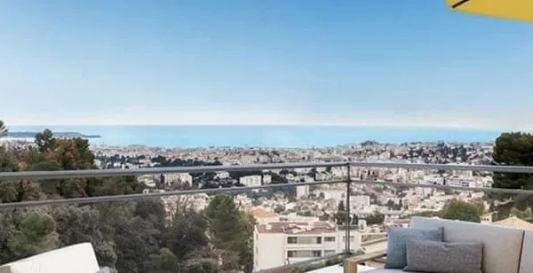 Neuf 4 pièces avec terrasse vue mer - Cave, garages - proche Cannes