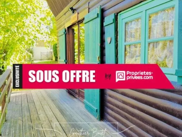 Terrain de loisirs 200m2 avec cabane aménagée